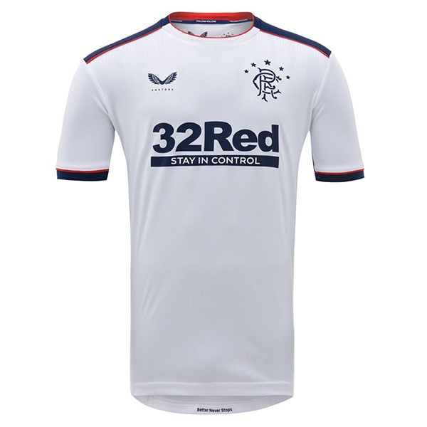 Thailande Maillot Football Rangers Exterieur 2020-21 Blanc